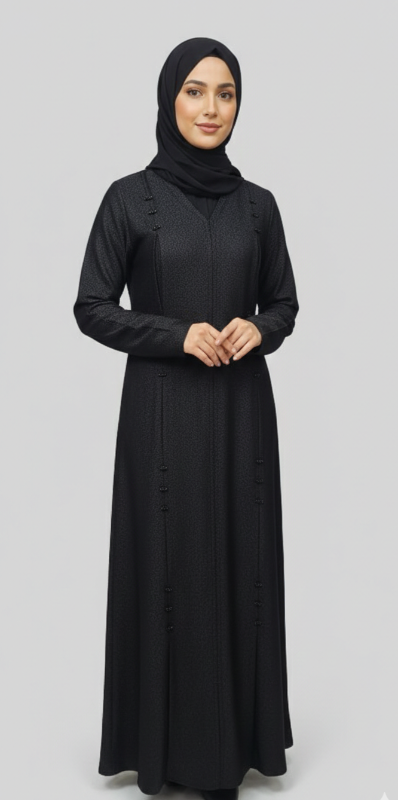 The Tailored Pleat-Line: Featuring Intricate Button Detail & Structured Seams