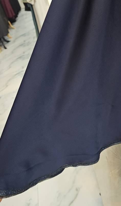 The Blue Enchantress:An Abaya that Commands Attention