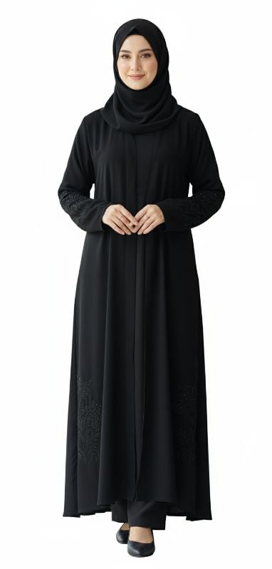 ​Elegance is Etched in Every Stitch: Mystic Thread Abaya
