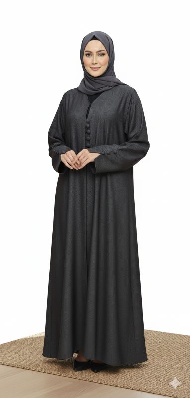 The Defined Cuff Abaya: Simple, Sophisticated, Ready-to-Wear