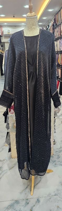 Aurora Abaya Black Elegance, Sparkling Aura