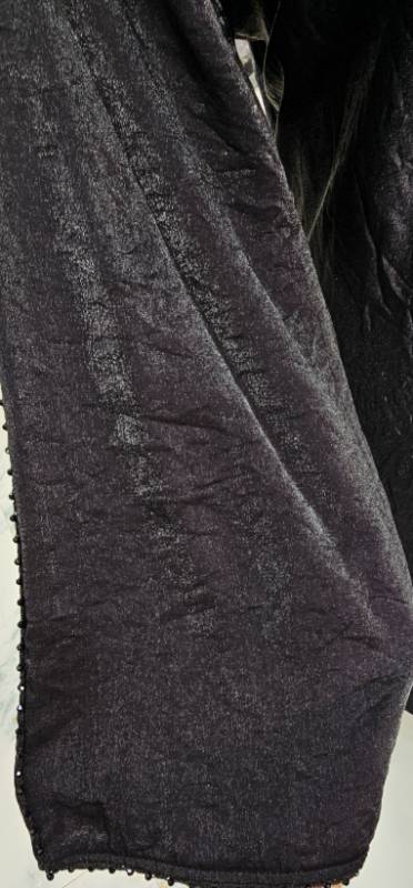 Modest Luxury:Satin Dreams Abaya in Black