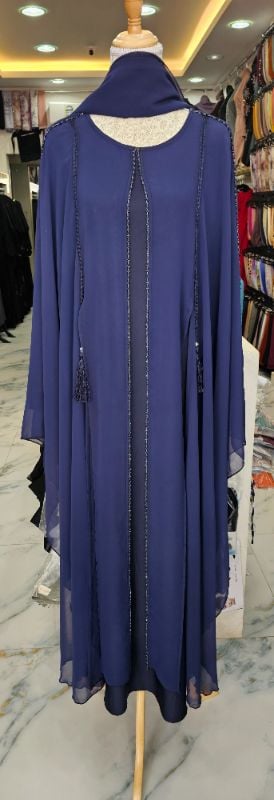 Stunning Blue Khaftan - Flowing With Grace