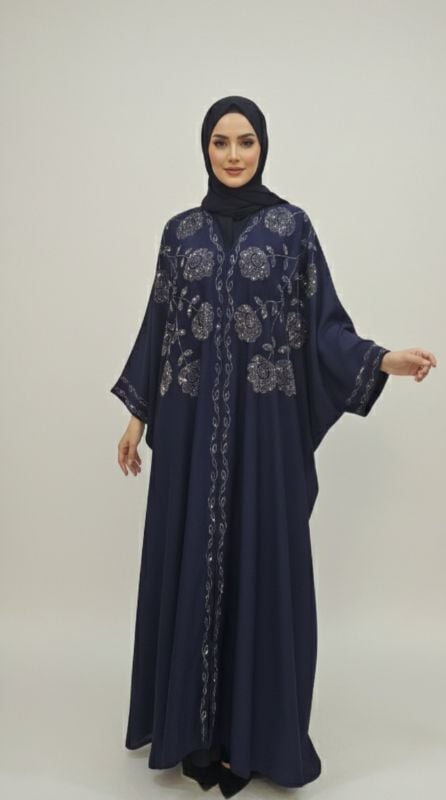 Glow in the Dark: The Celestial Navy Abaya
