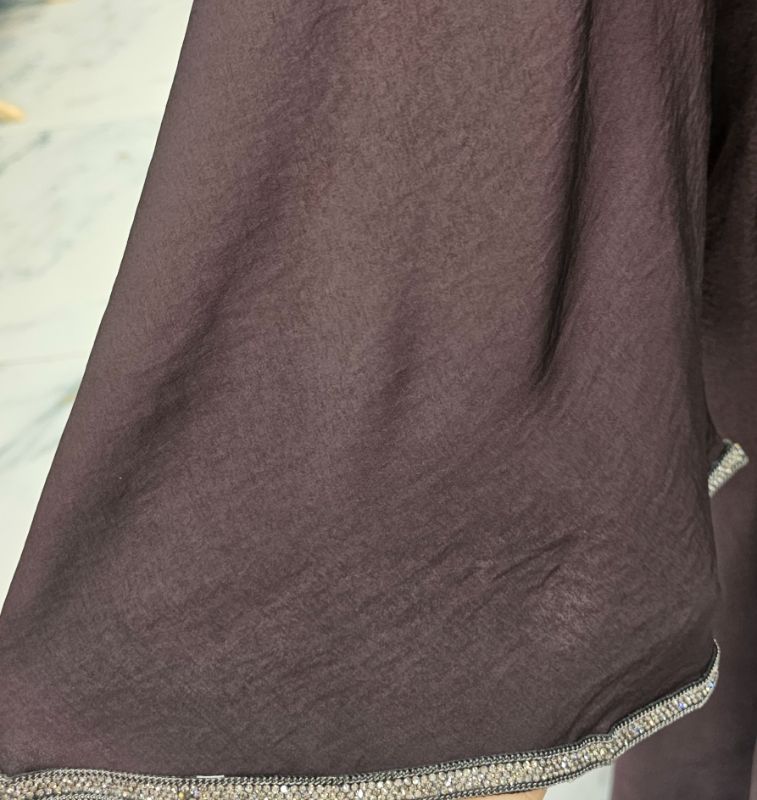 Flowing Brown Umbrella Abaya
