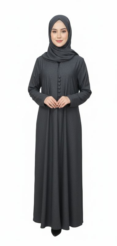 The Defined Cuff Abaya: Simple, Sophisticated, Ready-to-Wear