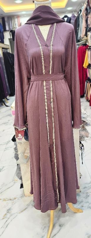Umbrella Rose Couture Abaya Glam