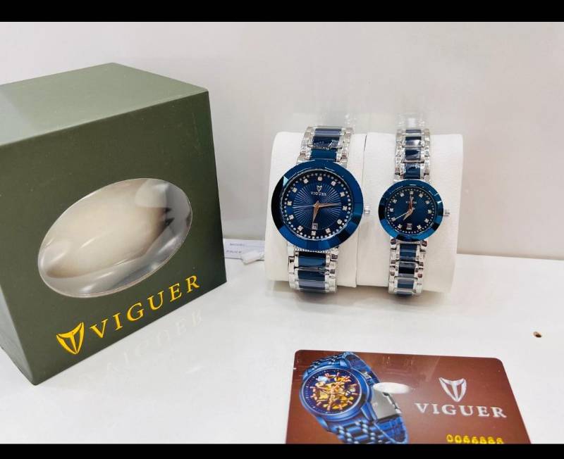 Vigour Love In Time Anniversary Special Luxury Couple Watch