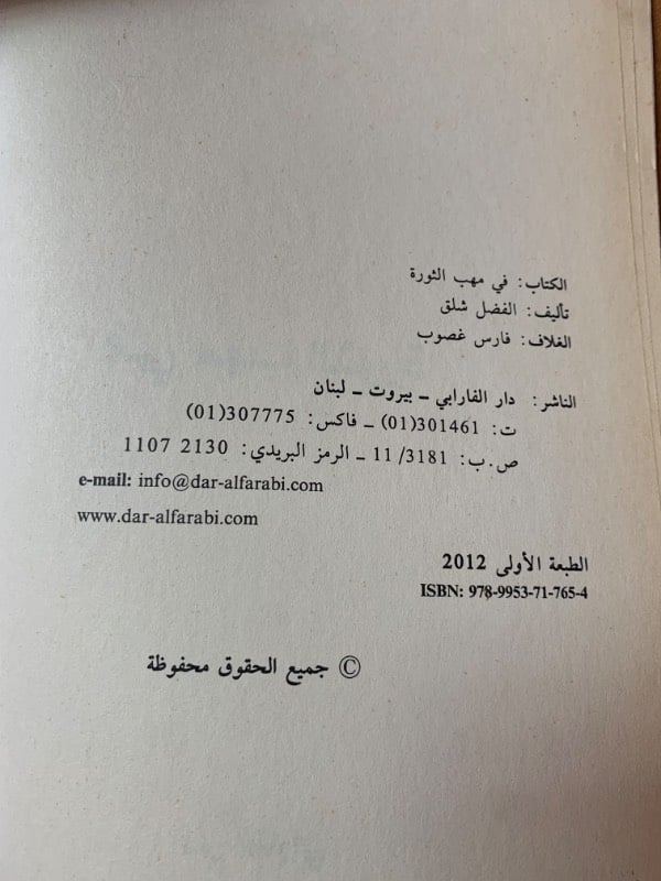 في مهب الثورة