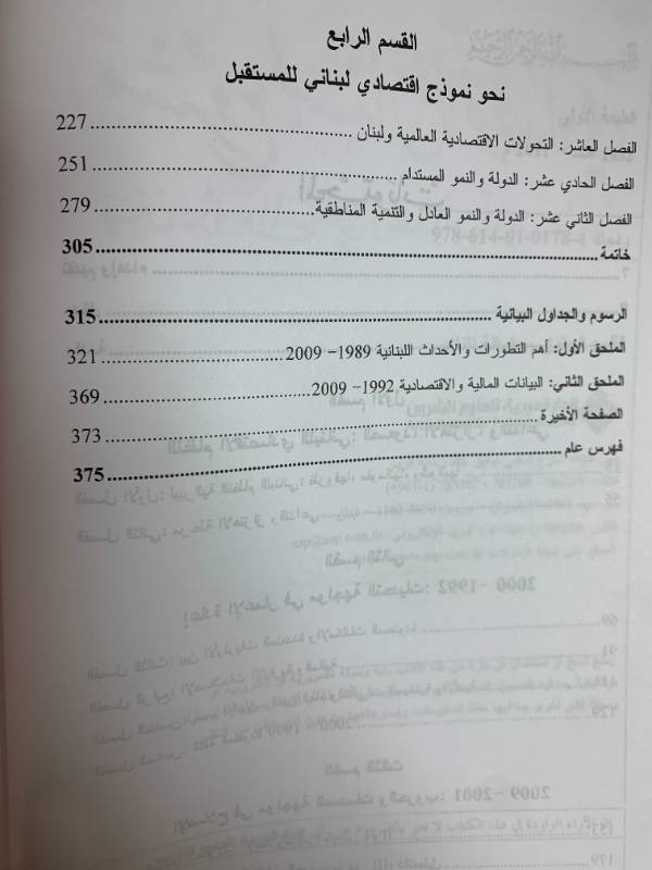 مشروع لبنان الاقتصادي بين دروس الماضي وتحديات المستقبل