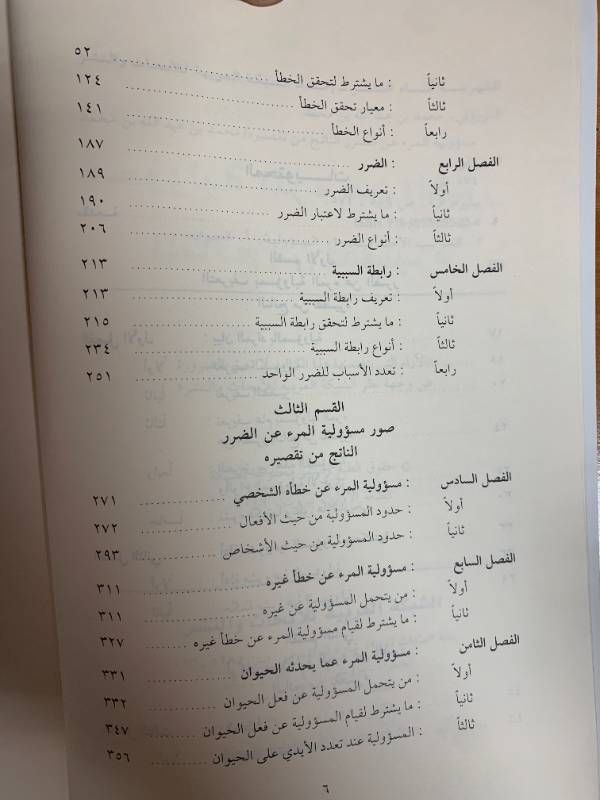 مسؤولية المرء عن الضرر الناتج من تقصيره