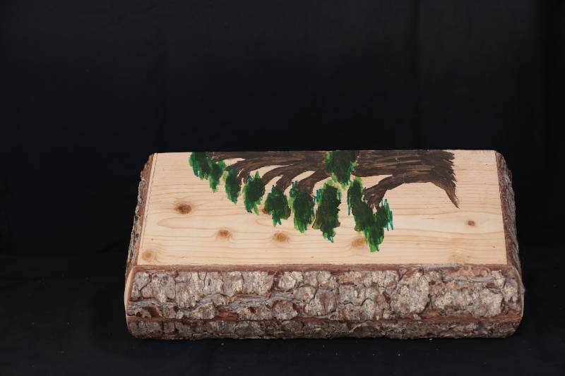 Handcrafted Wooden Backgammon Box – Cedar Tree Design
صندوق لعبة الطاولة من الخشب الطبيعي – تصميم يدوي بزخارف الأرز اللبناني