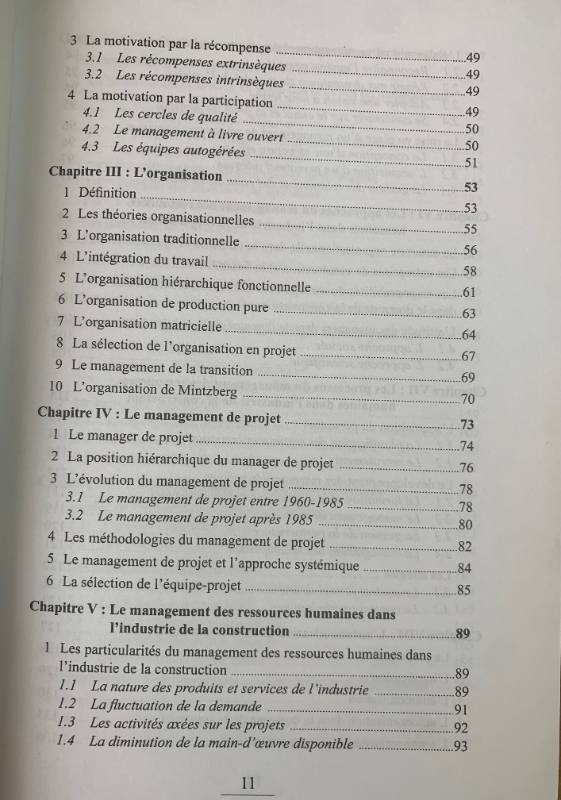 Le Talon d Achille, le management des ressources humaines dans l industrie de la construction