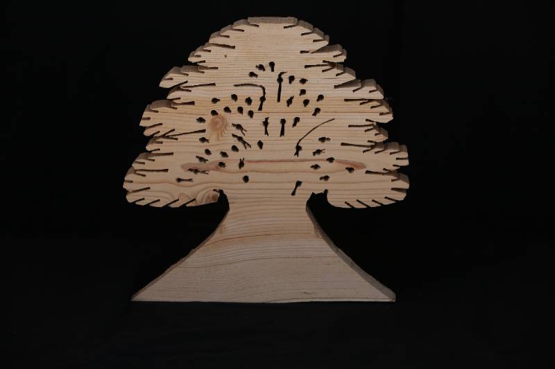 Handcrafted Cedar Wooden Tree Sculpture – Natural Wood Art Decor
منحوتة شجرة ارز خشبية يدوية – ديكور فني طبيعي من الخشب