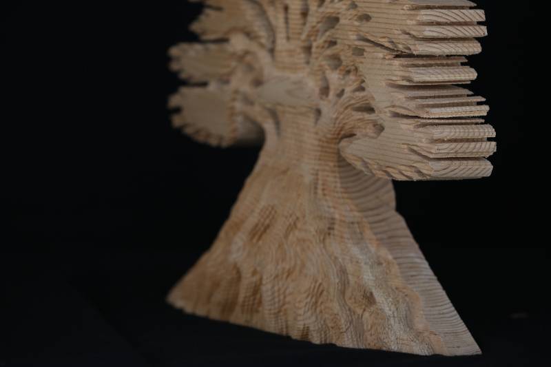 Handcrafted Cedar Wooden Tree Sculpture – Natural Wood Art Decor
منحوتة شجرة ارز خشبية يدوية – ديكور فني طبيعي من الخشب