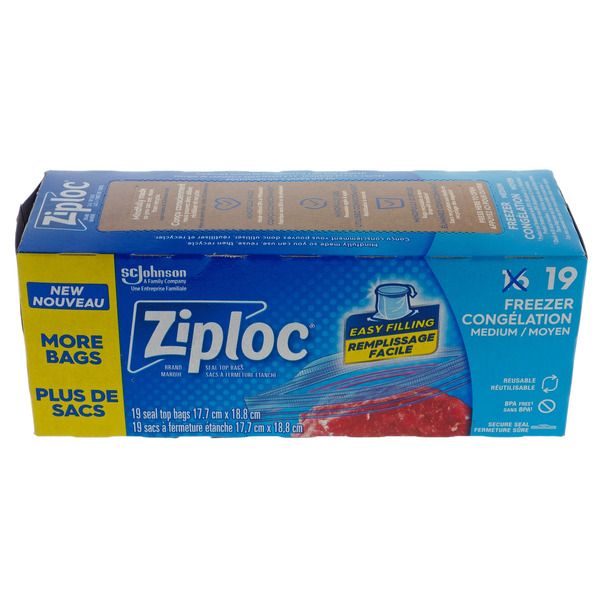 Ziploc Bag 17.7cm x 18.8cm