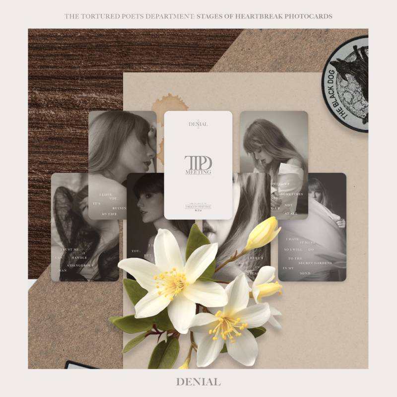 TTPD Stages of Heartbreak Photocards