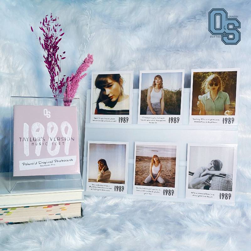 1989 TV Music Fest Polaroid-Inspired Photocards