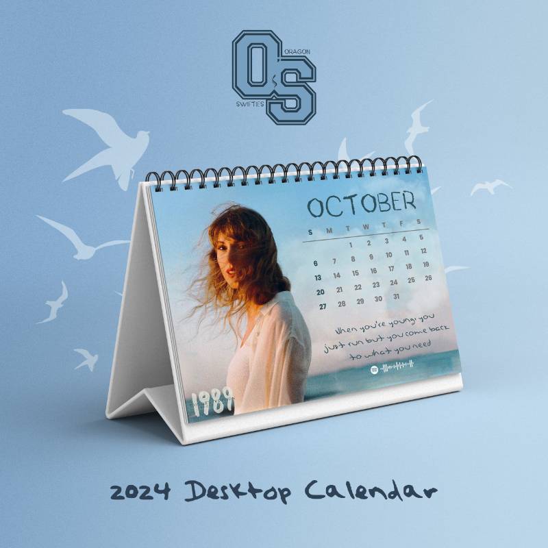 1989 TV Music Fest 2024 Desktop Calendar