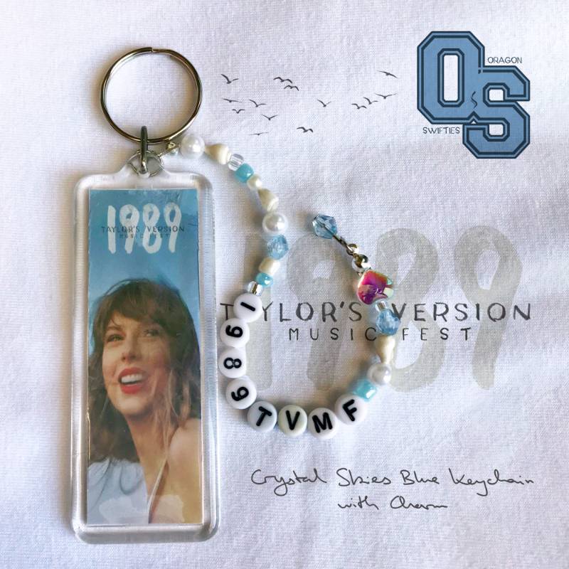 1989 TV Music Fest Keychain with Charm