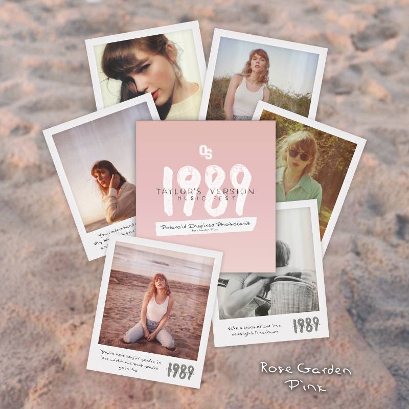 1989 TV Music Fest Polaroid-Inspired Photocards