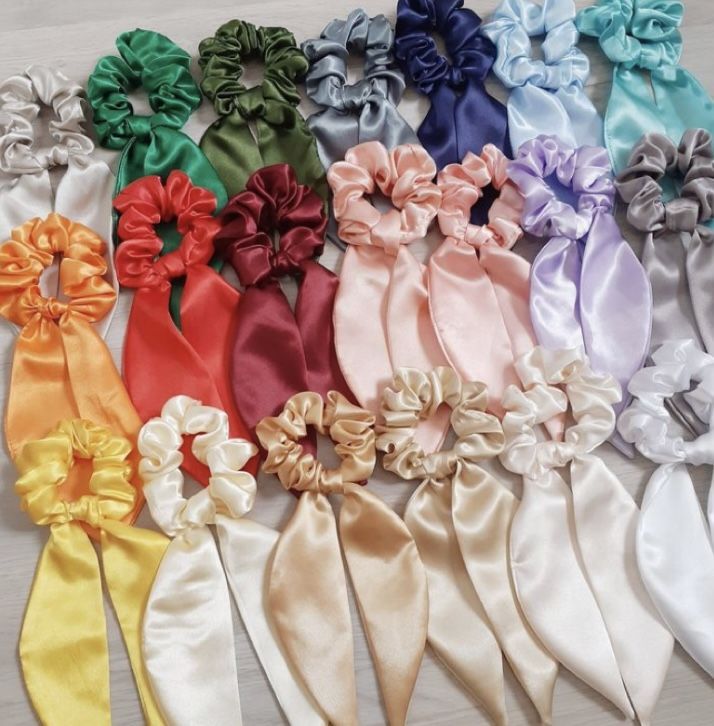 Lot de chouchous en satin