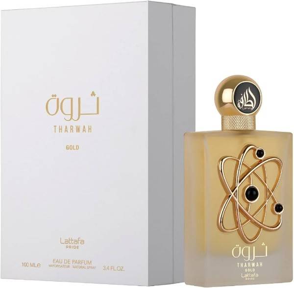 lattafa tharwah gold eau de parfum 100ml