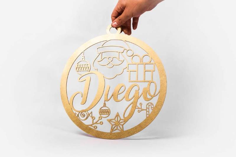 Esfera Navideña Personalizada 30cms