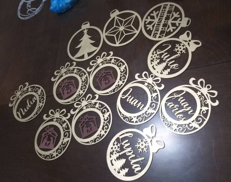 Esfera Navideña Personalizada 10cms