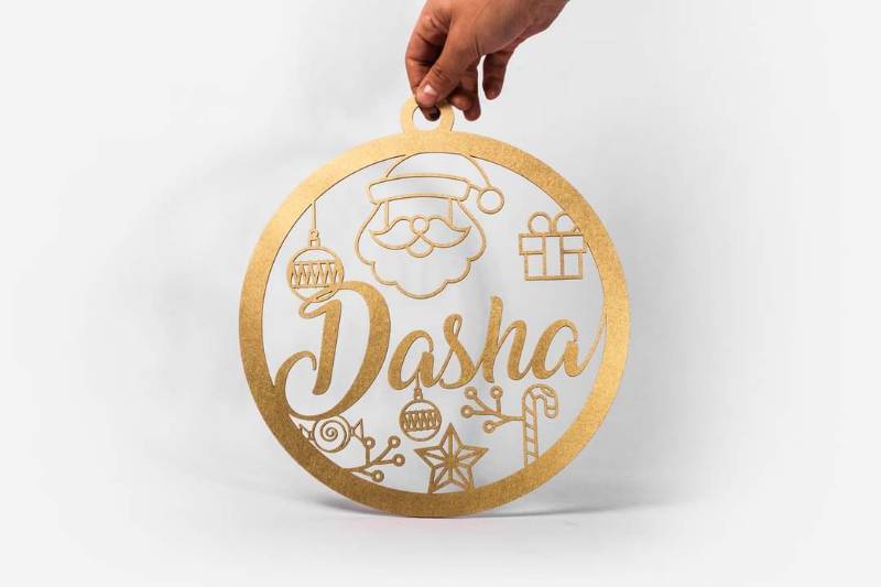 Esfera Navideña Personalizada 30cms