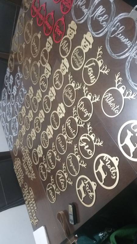 Esfera Navideña Personalizada 10cms
