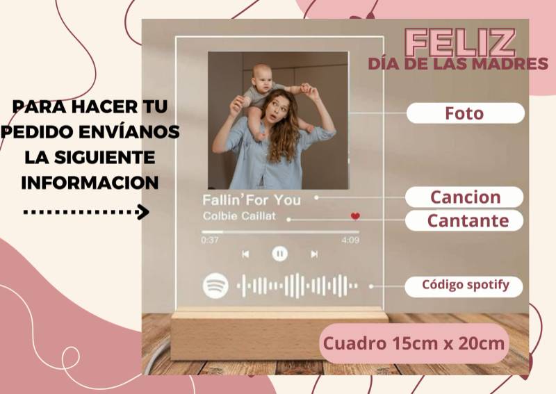 Acrilico con Luz Spotify