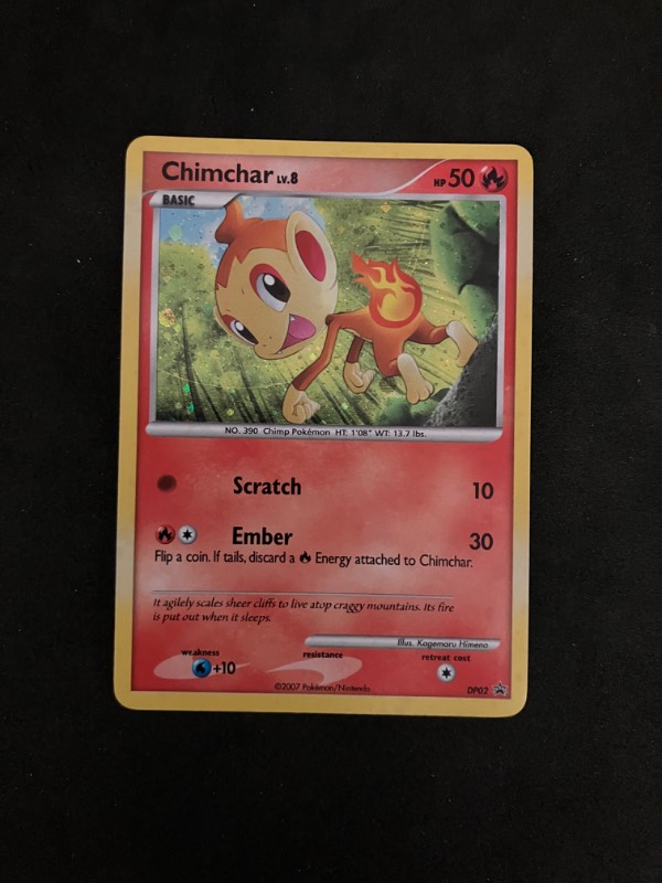 2007 Diamond and Pearl Promo Chimchar Lv. 8 DP02