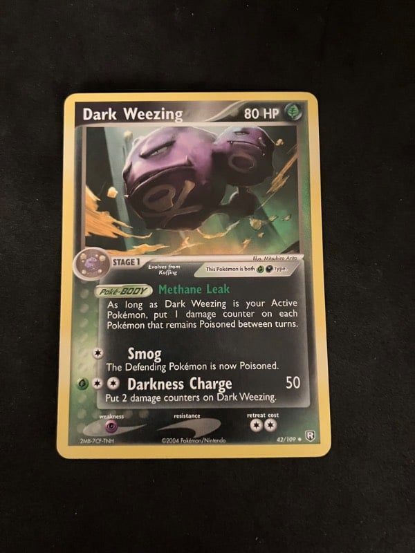 2004 Team Rocket Returns Dark Weezing 42/109