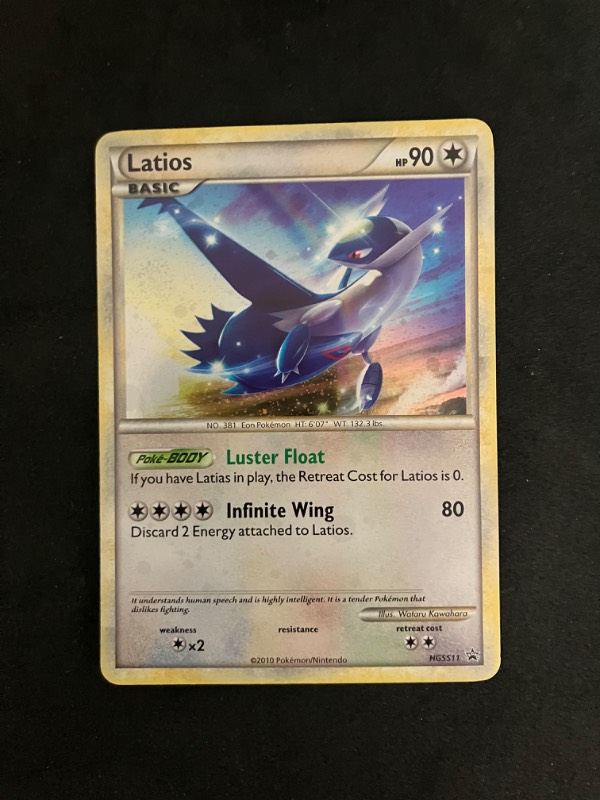 2010 Heart and Gold Silver Soul Promo Latios HGSS11