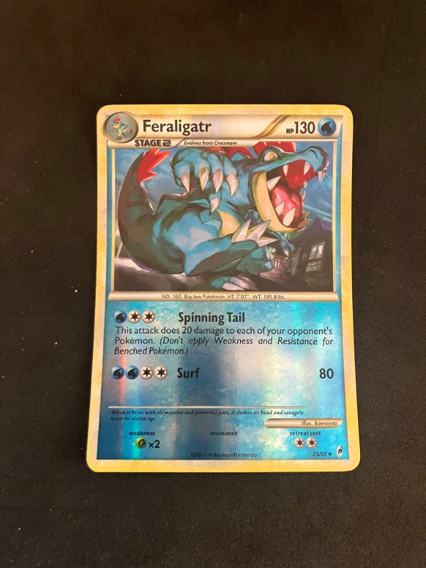 2011 Call of Legends Feraligatr Reverse Holo 25/95