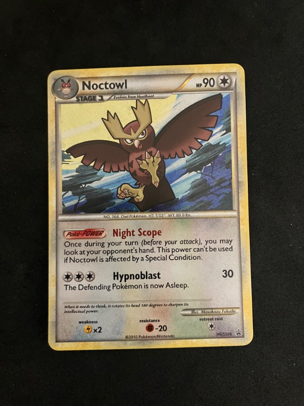 2010 Heart and Gold Silver Soul Promo Noctowl HGSS06