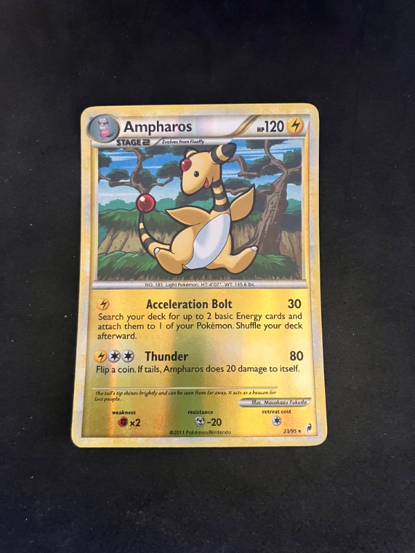 2011 Call of Legends Ampharos Reverse Holo 23/95