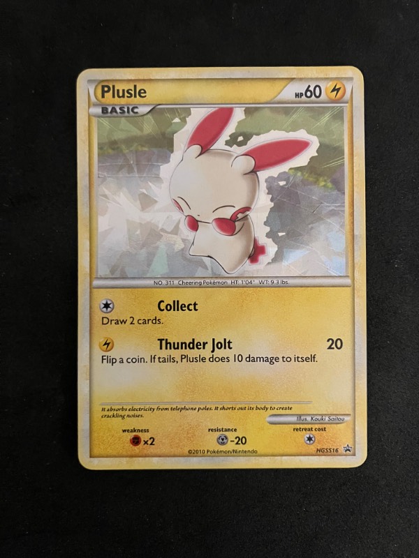 2010 Heart and Gold Silver Soul Promo Plusle HGSS16