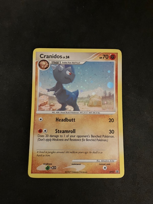 2007 Diamond and Pearl Promo Cranidos Lv. 24 DP07