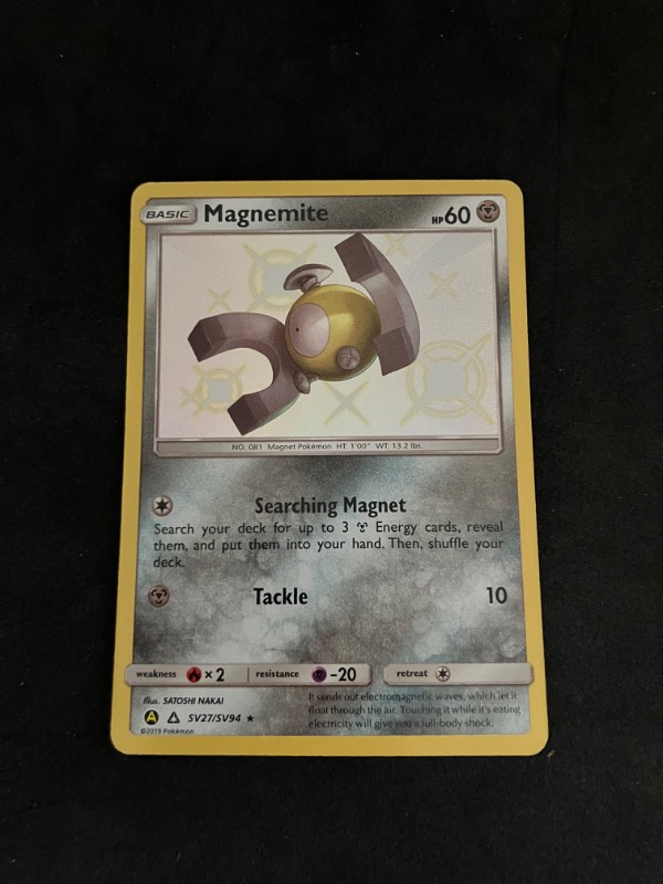 2019 Hidden Fates Shiny Vault Magnemite SV27/SV94