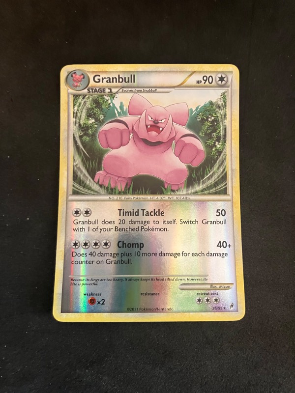 2011 Call of Legends Granbull Reverse Holo 26/95