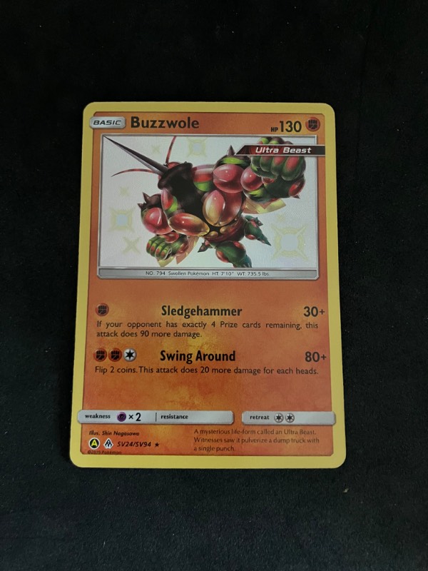 2019 Hidden Fates Shiny Vault Buzzhole SV24/SV94