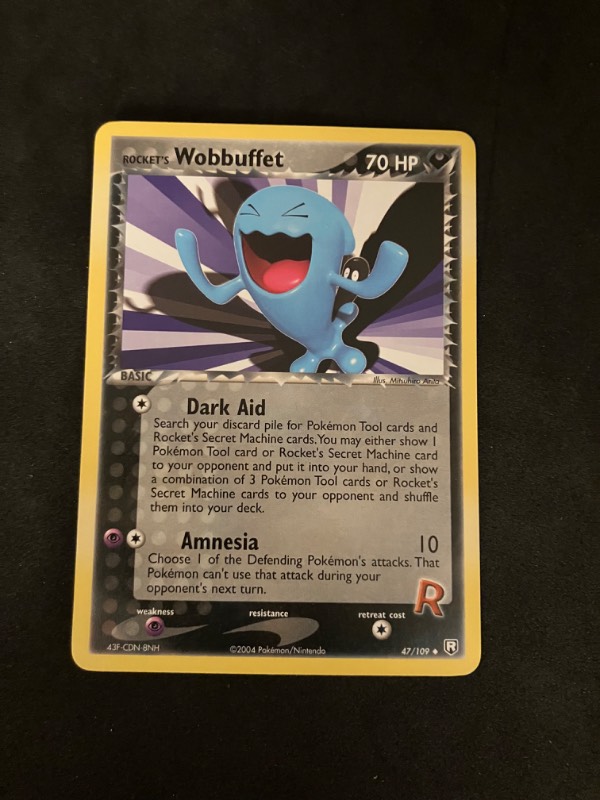 2004 Team Rocket Returns Rocket's Wobbuffet 47/109