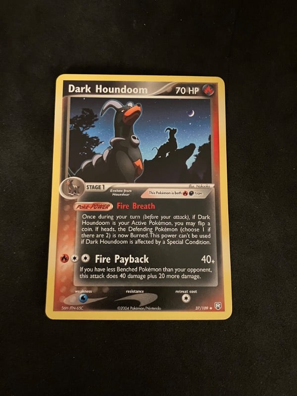 2004 Team Rocket Returns Dark Houndoom 37/109