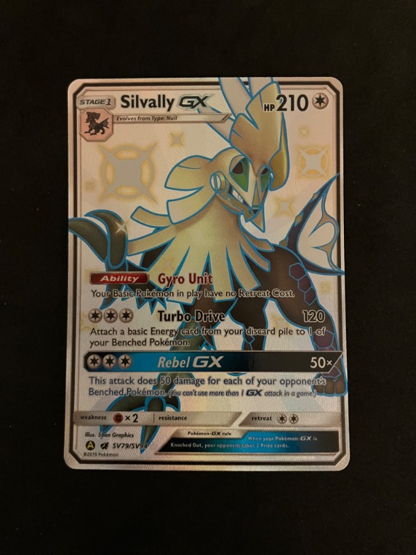 2019 Hidden Fates Shiny Vault Sivally GX SV79/SV94