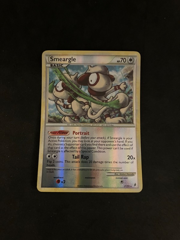 2011 Call of Legends Smeargle Reverse Holo 21/95