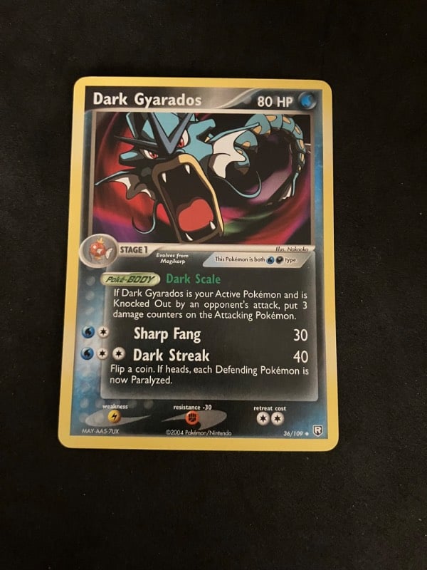 2004 Team Rocket Returns Dark Gyarados 36/109