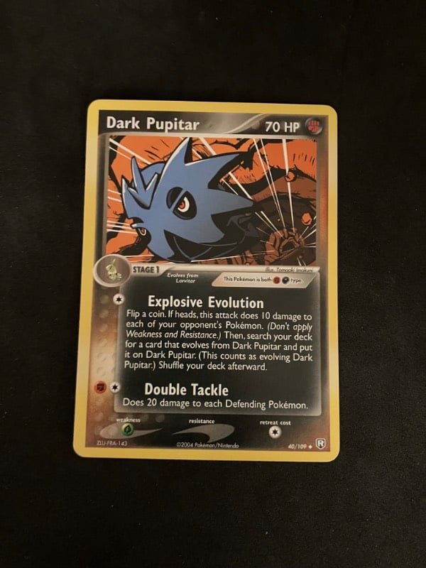 2004 Team Rocket Returns Dark Pupitar 40/109