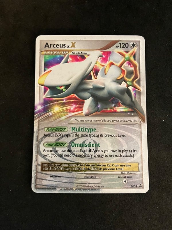 2009 Diamond and Pearl Promo Arceus Lv. X DP53